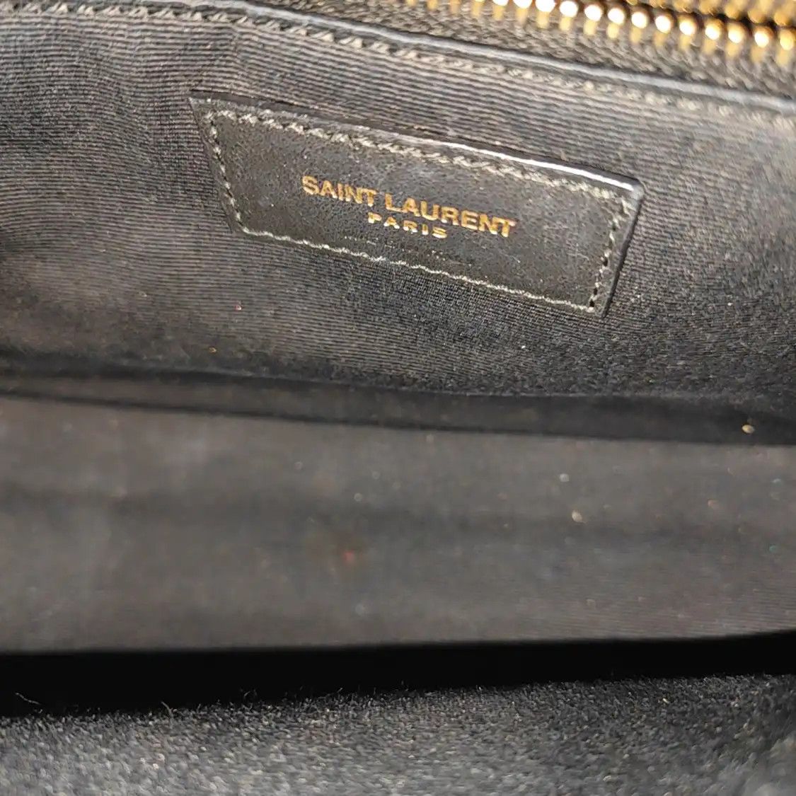 Saint Laurent Paris Saint Laurent Paris YSL BECKY mini black sheepskin quilted shoulder bag crossbod Size ONE SIZE - 11 Thumbnail