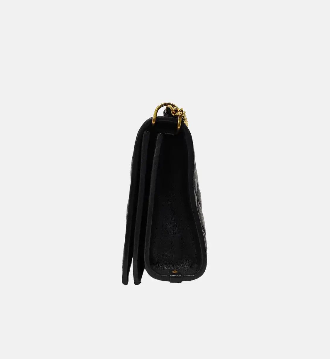 Saint Laurent Paris Saint Laurent Paris YSL BECKY mini black sheepskin quilted shoulder bag crossbod Size ONE SIZE - 3 Thumbnail