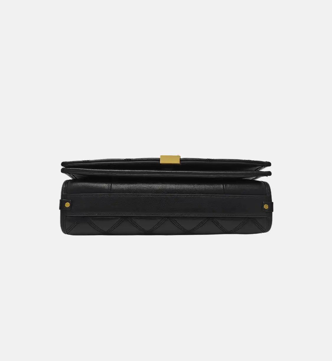 Saint Laurent Paris Saint Laurent Paris YSL BECKY mini black sheepskin quilted shoulder bag crossbod Size ONE SIZE - 6 Thumbnail