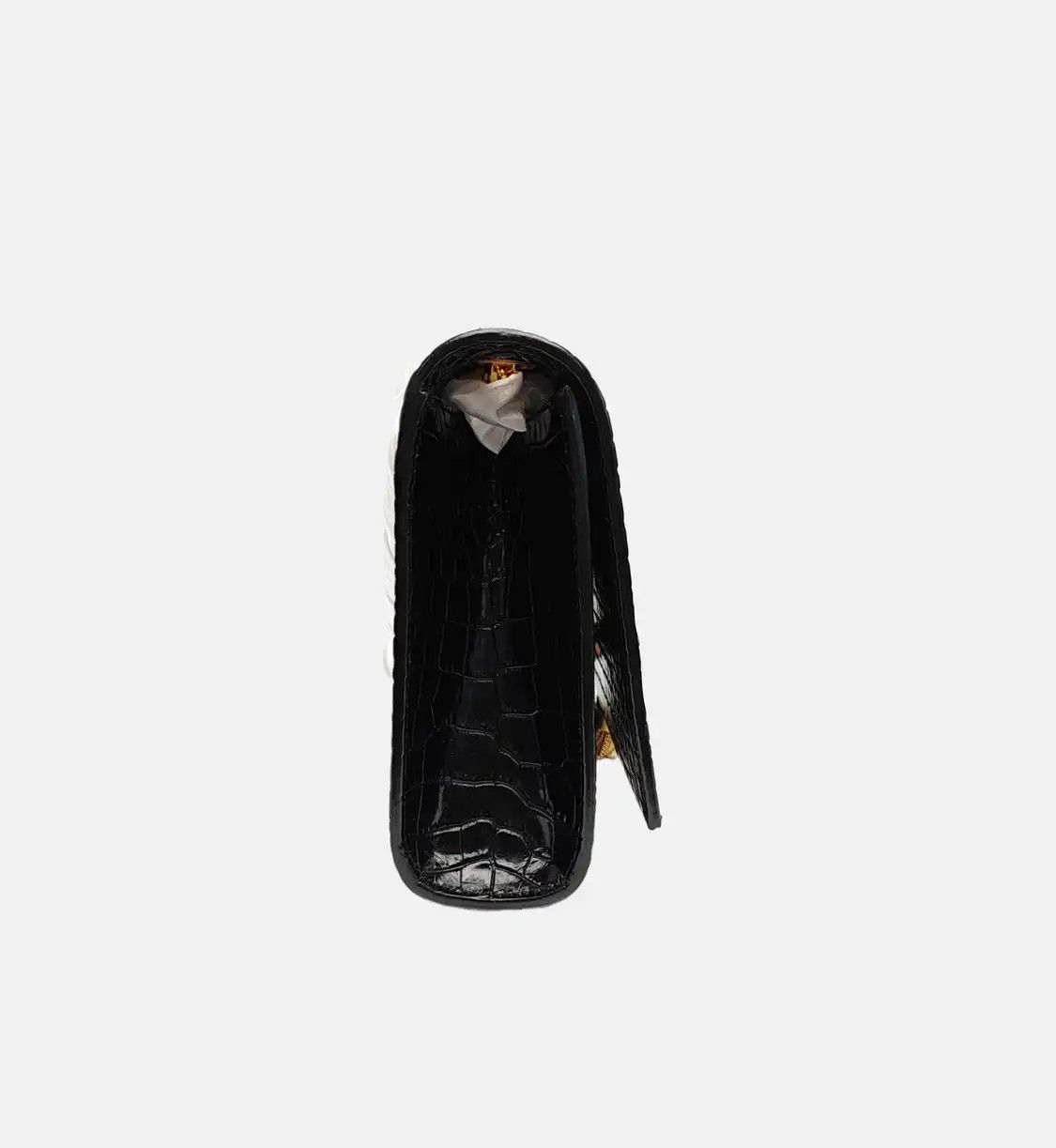 Saint Laurent Paris Saint Laurent Paris YSL KATE Medium black cowhide leather fringe embossed flap b Size ONE SIZE - 4 Thumbnail