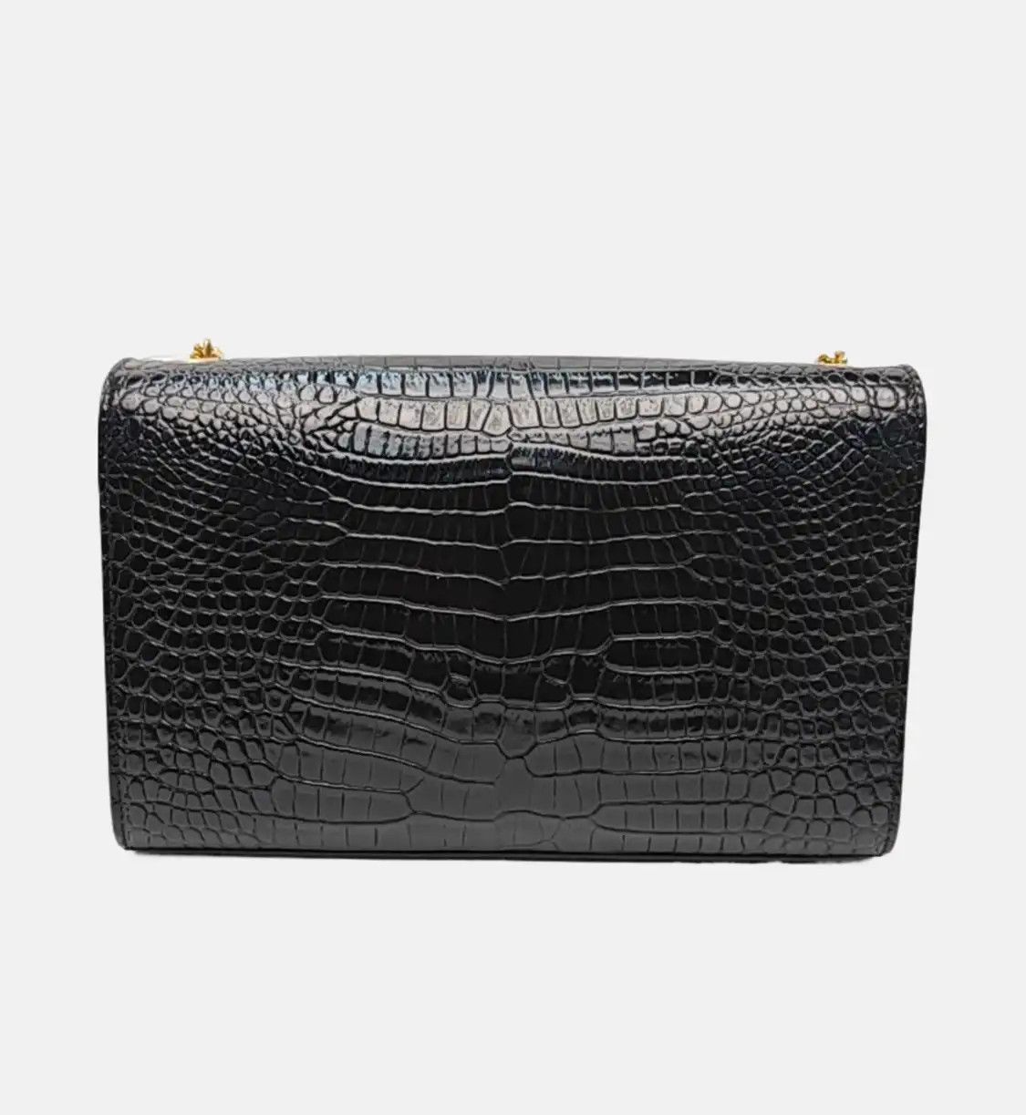 Saint Laurent Paris Saint Laurent Paris YSL KATE Medium black cowhide leather fringe embossed flap b Size ONE SIZE - 5 Thumbnail