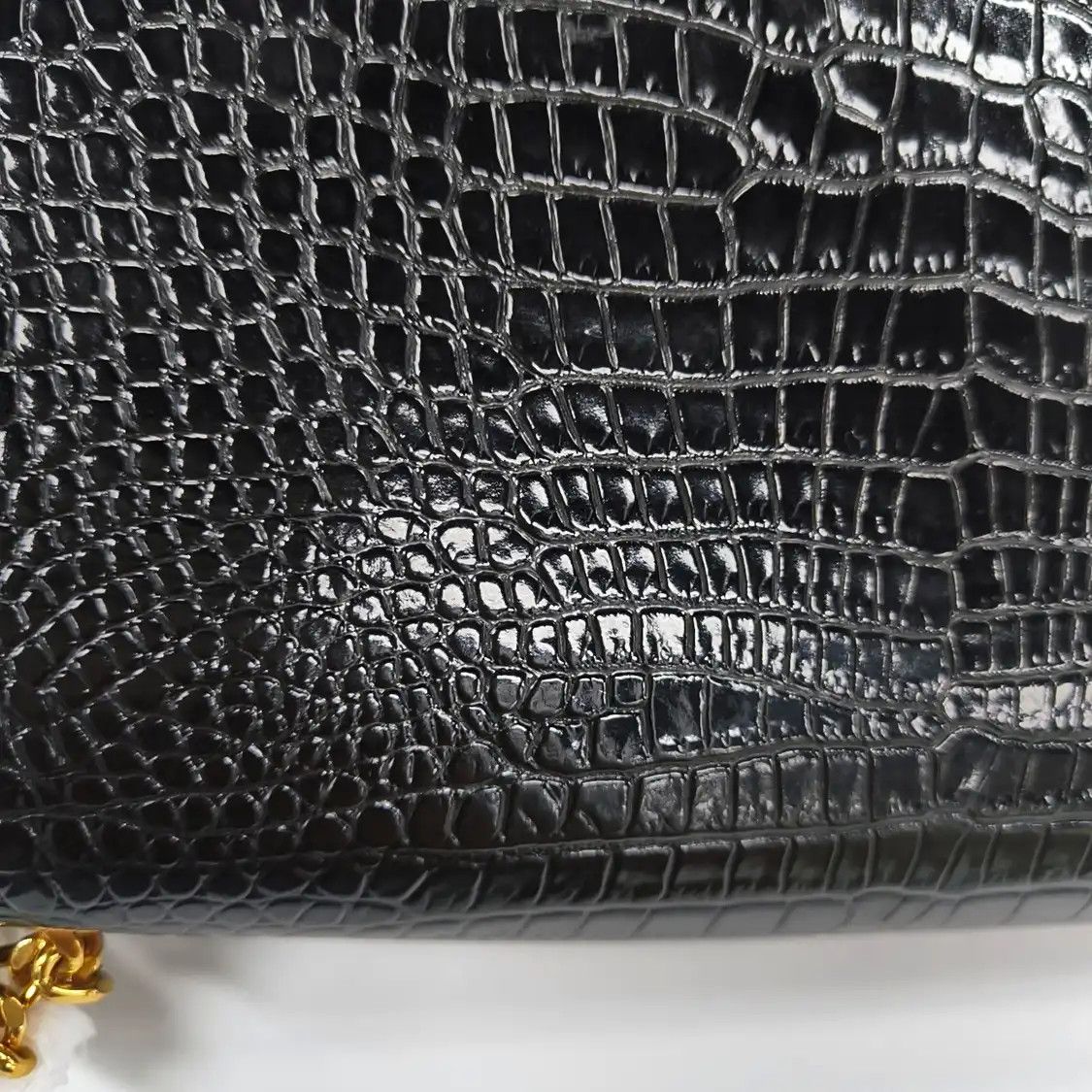 Saint Laurent Paris Saint Laurent Paris YSL KATE Medium black cowhide leather fringe embossed flap b Size ONE SIZE - 10 Thumbnail