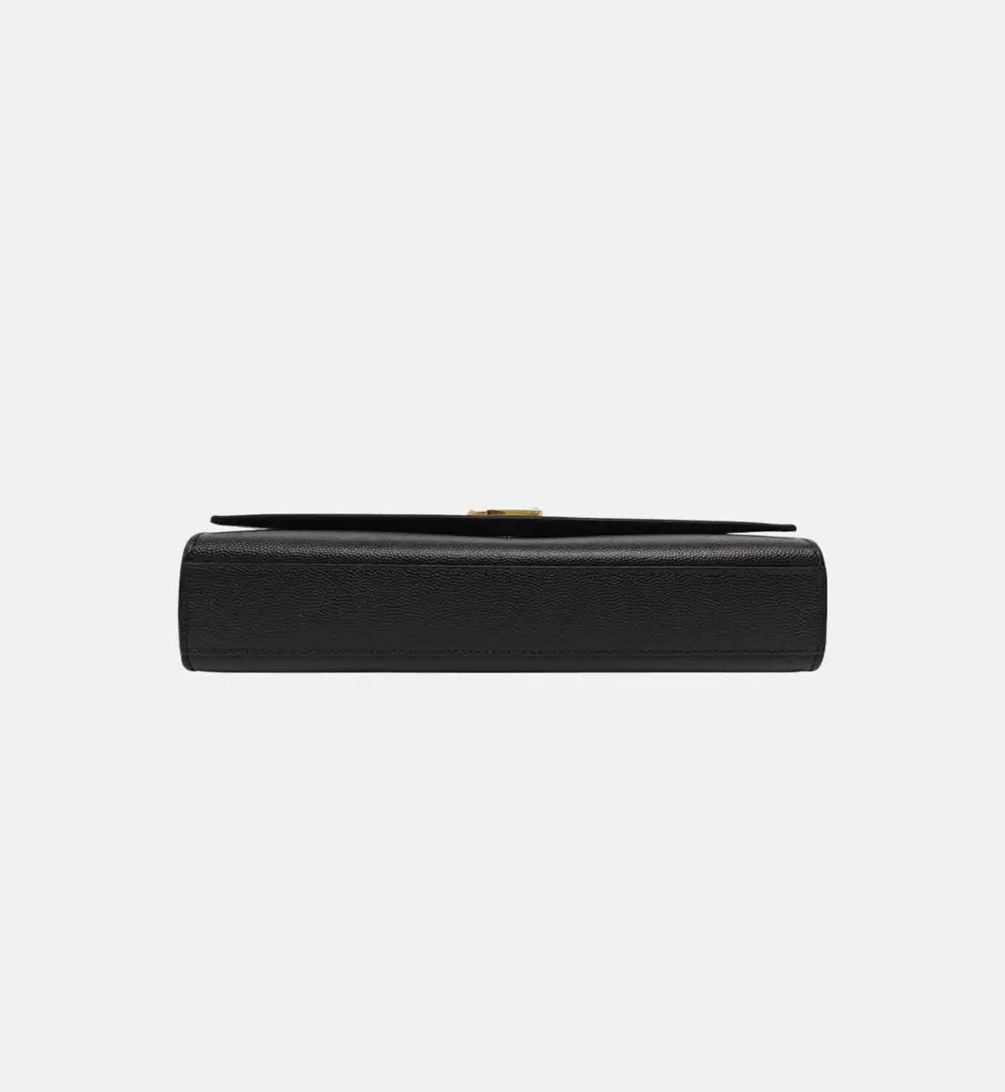 Saint Laurent Paris Saint Laurent Paris YSL KATE Medium black cowhide leather embossed chain bag fla Size ONE SIZE - 6 Thumbnail