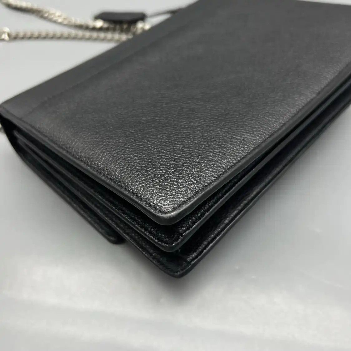 Saint Laurent Paris Saint Laurent Paris YSL SUNSET Medium black cowhide leather 日落bag shoulder bag Size ONE SIZE - 8 Thumbnail