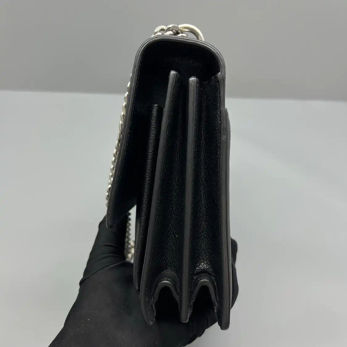 Saint Laurent Paris Saint Laurent Paris YSL SUNSET Medium black cowhide leather 日落bag shoulder bag Size ONE SIZE - 3 Thumbnail