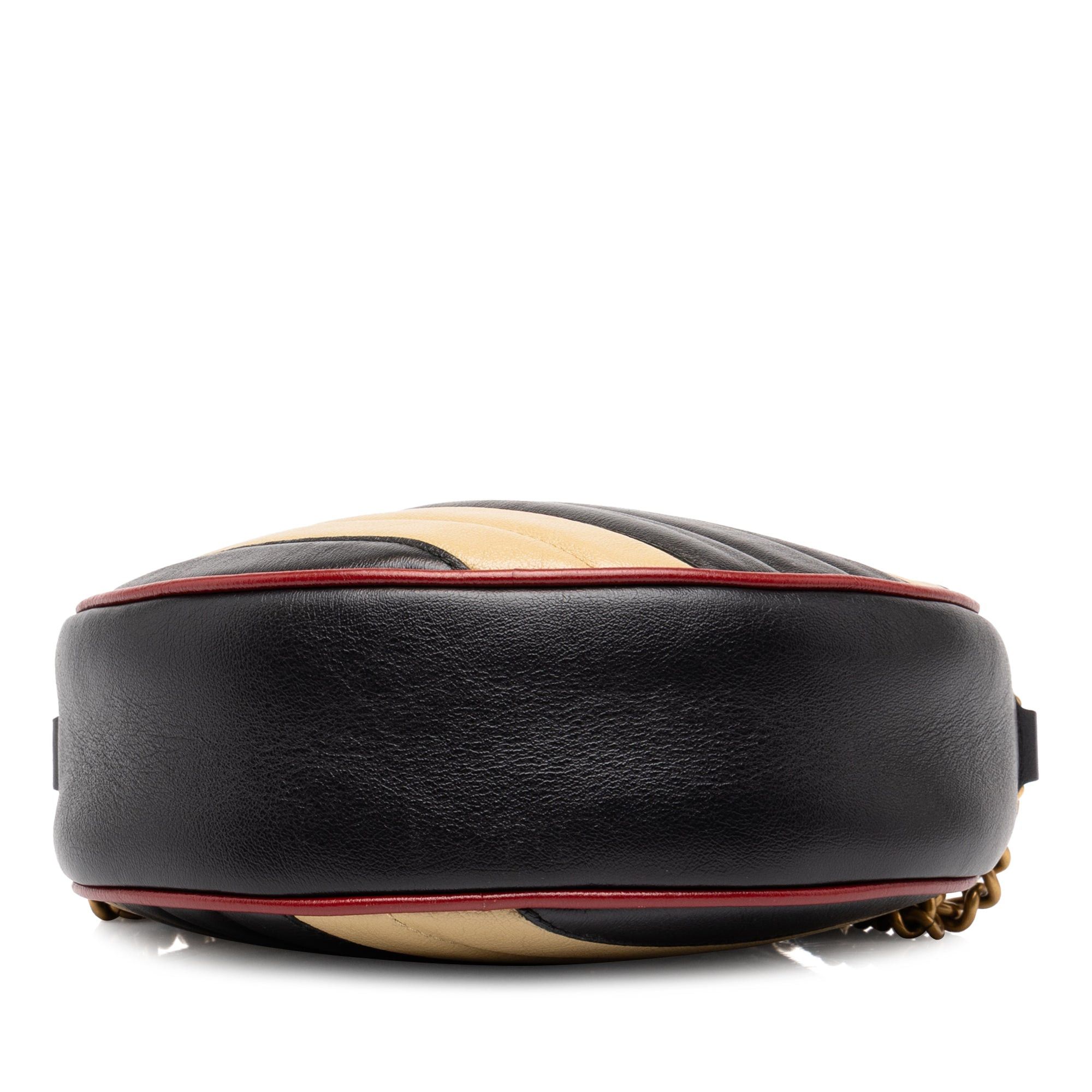 Gucci GG Marmont Matelasse Leather Torchon Round Crossbody Size ONE SIZE - 3 Thumbnail