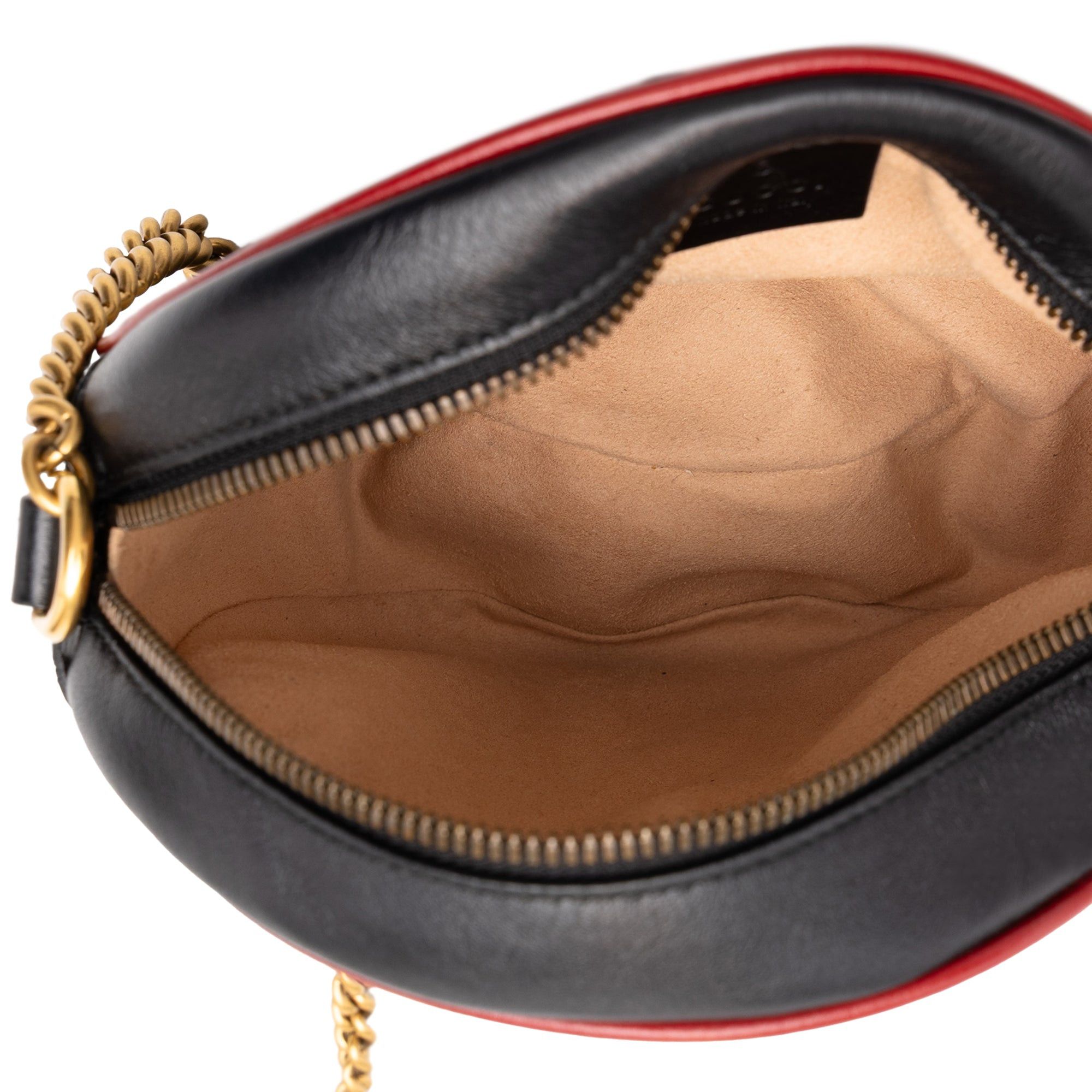 Gucci GG Marmont Matelasse Leather Torchon Round Crossbody Size ONE SIZE - 4 Thumbnail