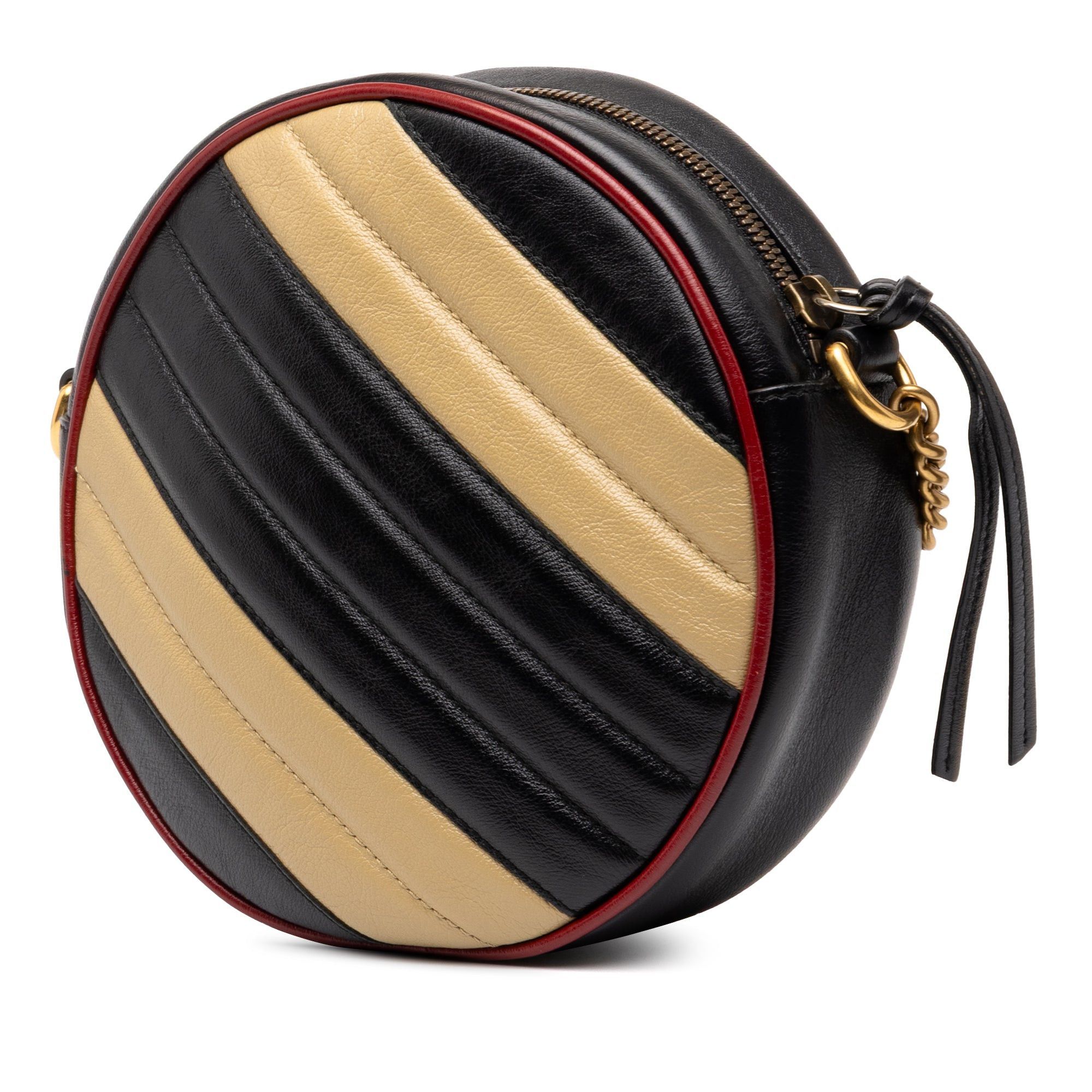 Gucci GG Marmont Matelasse Leather Torchon Round Crossbody Size ONE SIZE - 2 Thumbnail