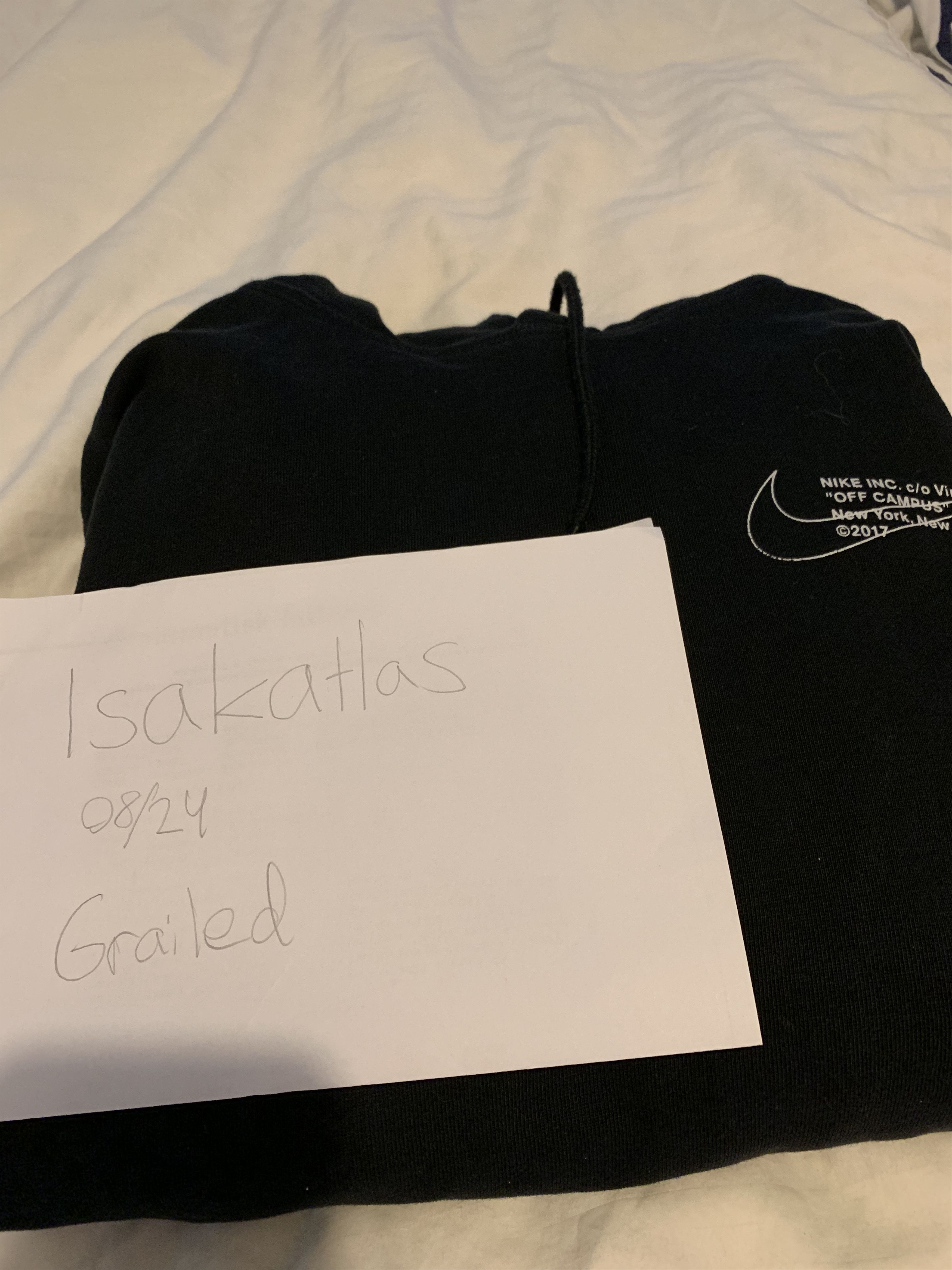 Nike Off White Campus Hoodie Grailed