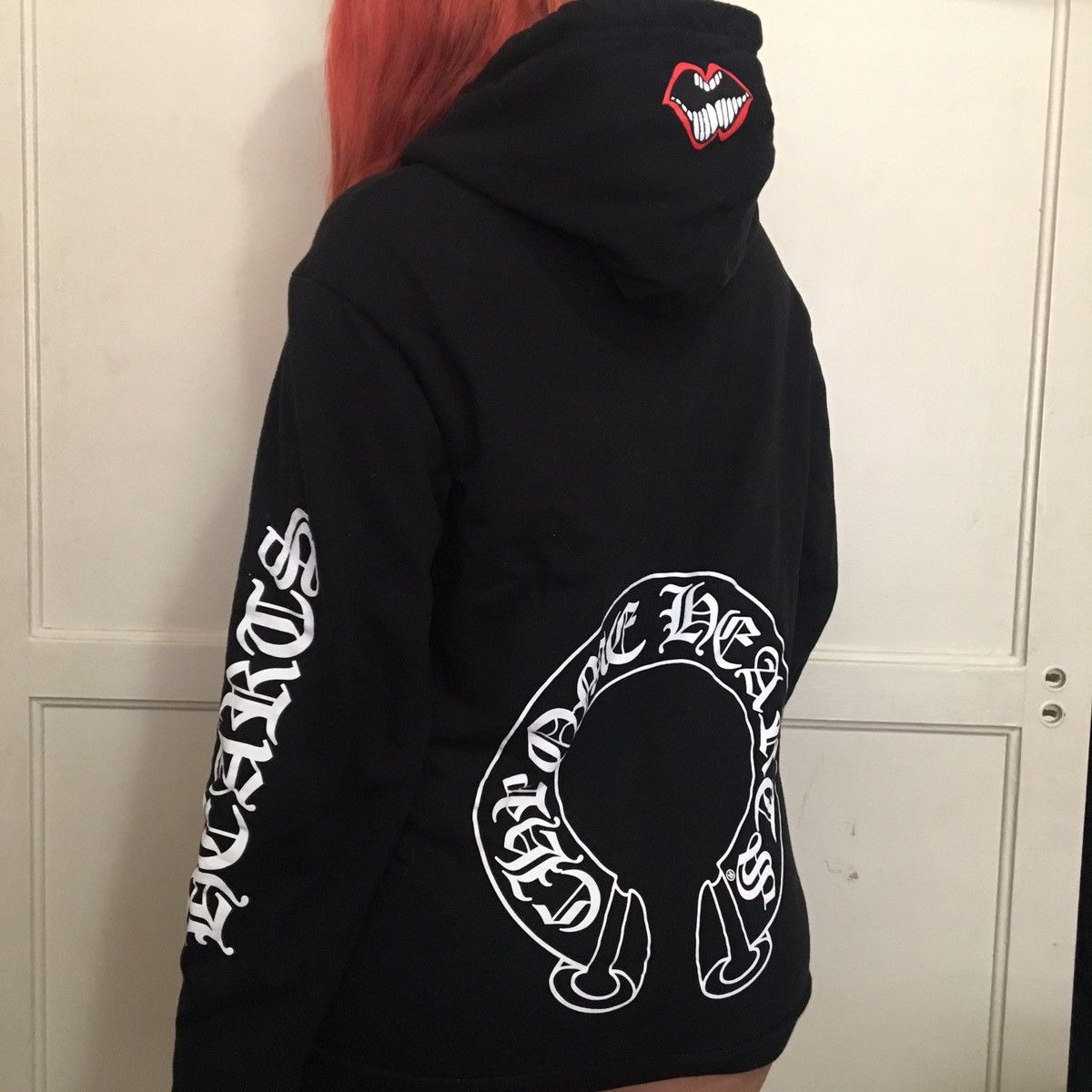 Chrome hearts mouth hoodie sale