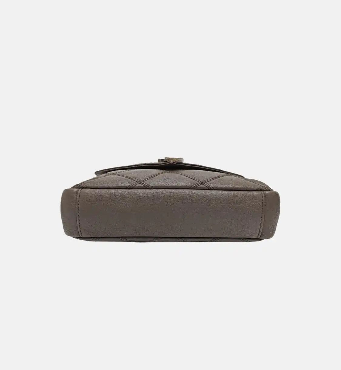 Saint Laurent Paris Saint Laurent Paris YSL COLLEGE Medium grey sheepskin quilted envelope clutch sh Size ONE SIZE - 6 Thumbnail