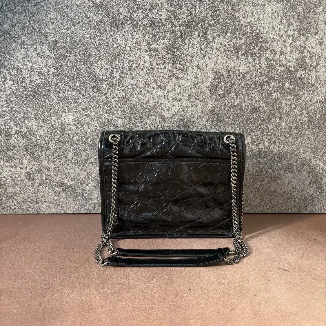 Saint Laurent Paris Saint Laurent Paris YSL NIKI Small black cowhide leather quilted Vcrossbody bag Size ONE SIZE - 2 Thumbnail