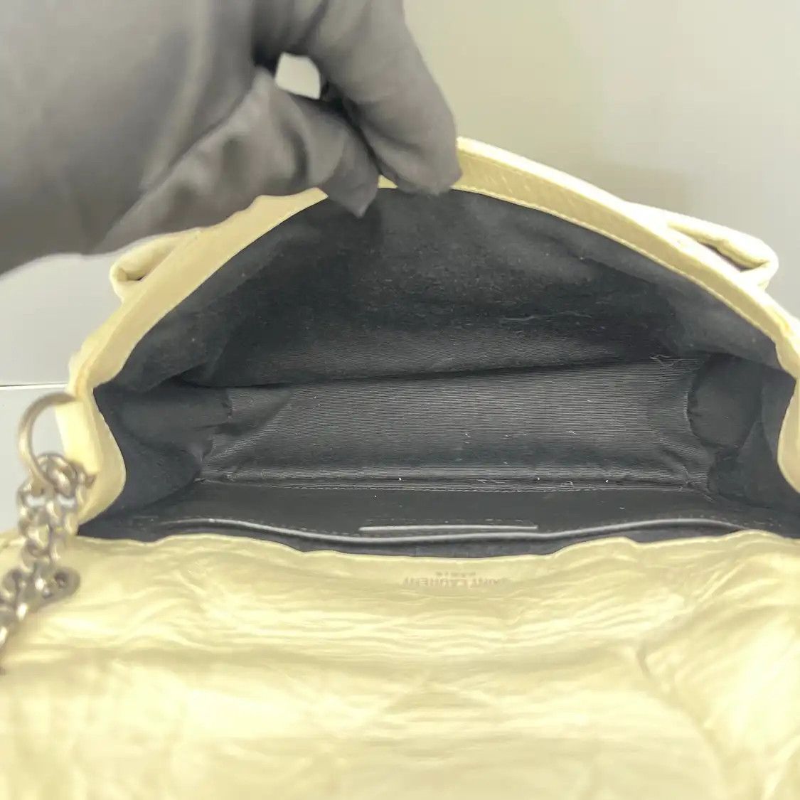 Saint Laurent Paris Saint Laurent Paris YSL NIKI beige cowhide leather quilted Vshoulder bag Size ONE SIZE - 9 Thumbnail