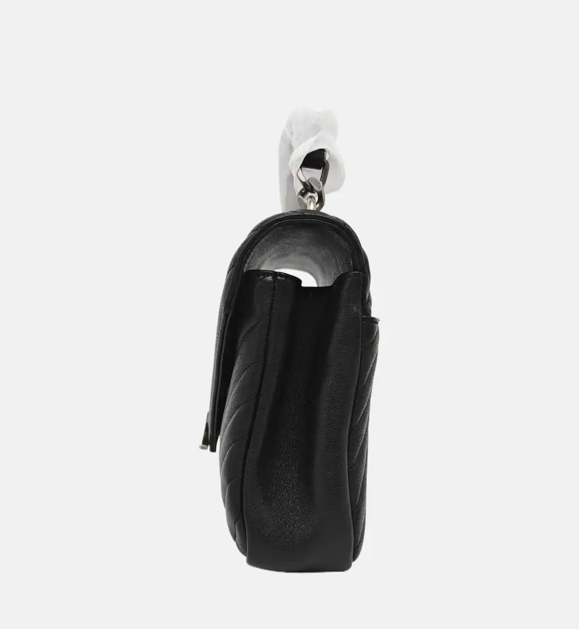 Saint Laurent Paris Saint Laurent Paris YSL COLLEGE Medium black sheepskin quilted Vshoulder bag cro Size ONE SIZE - 2 Thumbnail
