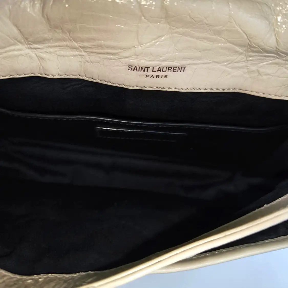 Saint Laurent Paris Saint Laurent Paris YSL NIKI Small beige cowhide leather quilted Vshoulder bag r Size ONE SIZE - 6 Thumbnail