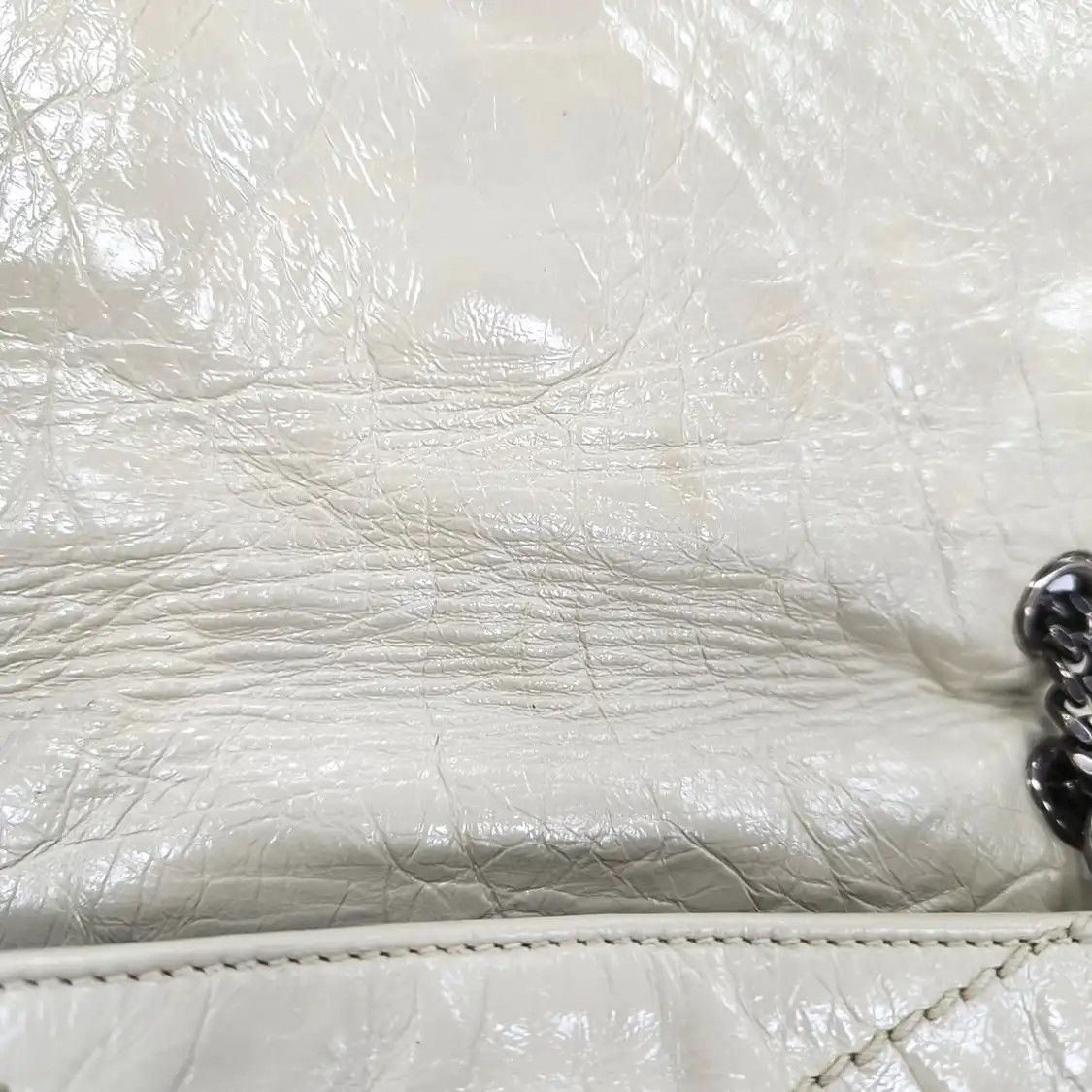 Saint Laurent Paris Saint Laurent Paris YSL NIKI Small beige cowhide leather quilted Vshoulder bag r Size ONE SIZE - 7 Thumbnail