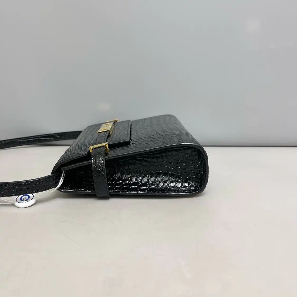 Saint Laurent Paris Saint Laurent Paris YSL MANHATTAN Small black cowhide leather crocodile 曼哈顿bag s Size ONE SIZE - 2 Thumbnail