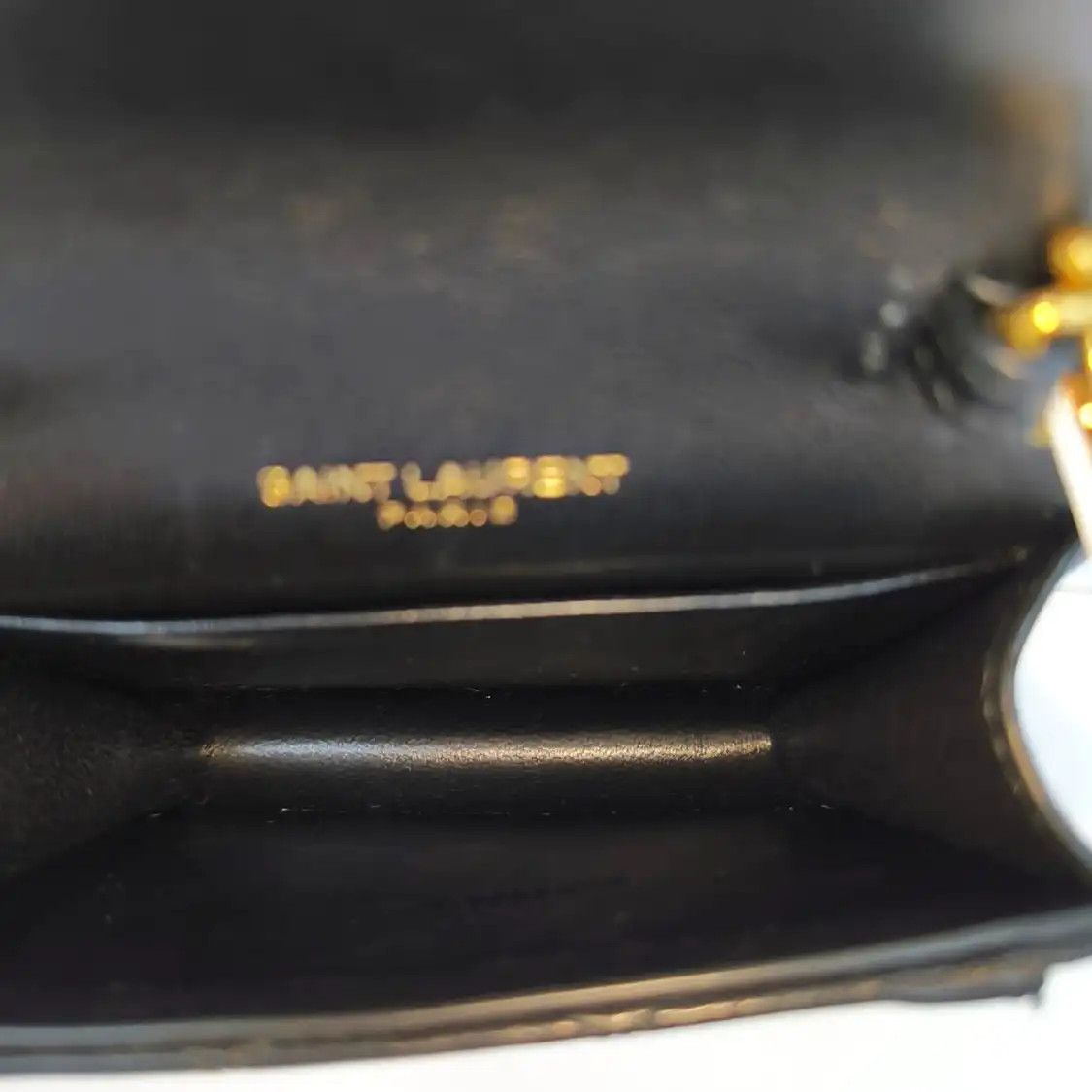 Saint Laurent Paris Saint Laurent Paris YSL GABY black sheepskin quilted shoulder bag crossbody bag Size ONE SIZE - 7 Thumbnail