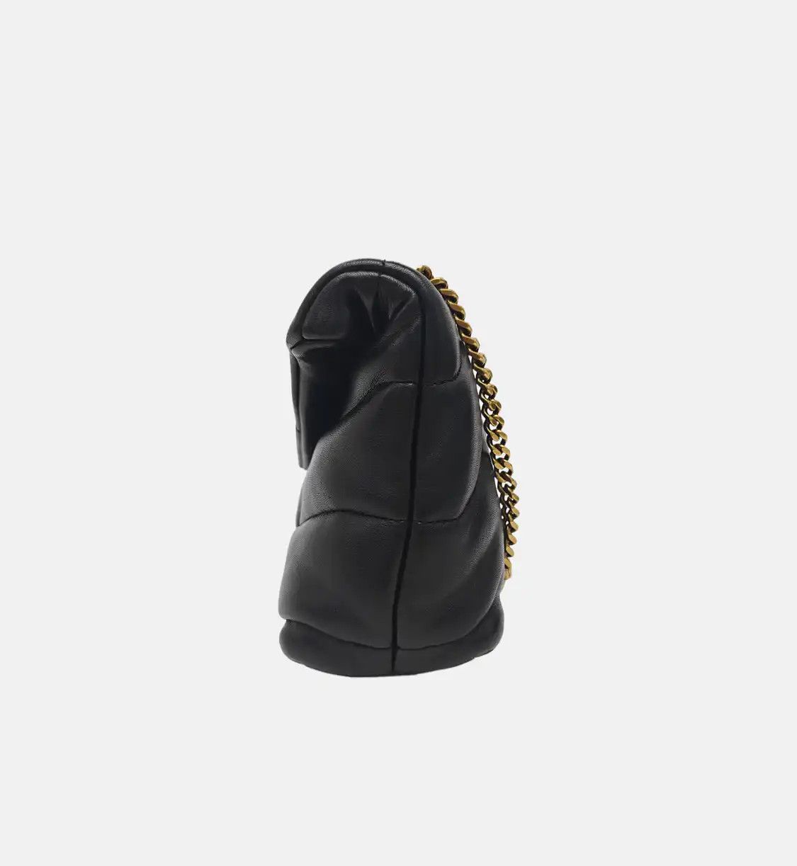 Saint Laurent Paris Saint Laurent Paris YSL PUFFER mini black sheepskin quilted Venvelope clutch sho Size ONE SIZE - 3 Thumbnail