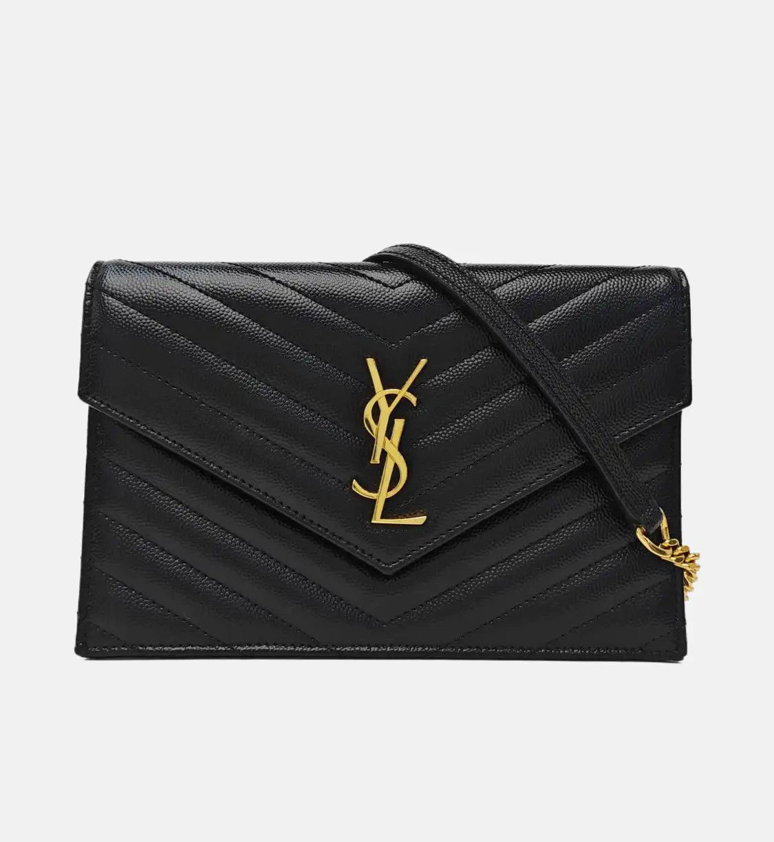 Saint Laurent Paris Saint Laurent Paris YSL MONOGRAM WOC black cowhide leather quilted Vshoulder bag Size ONE SIZE - 8 Thumbnail