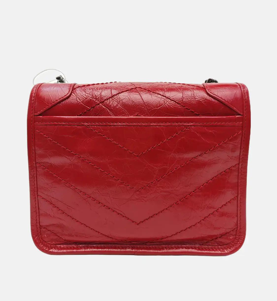 Saint Laurent Paris Saint Laurent Paris YSL NIKI mini red cowhide leather quilted shoulder bag silve Size ONE SIZE - 5 Thumbnail