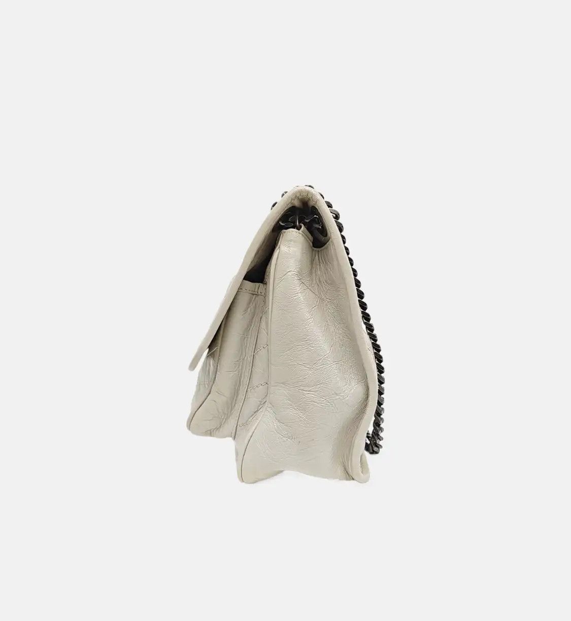 Saint Laurent Paris Saint Laurent Paris YSL NIKI Medium white cowhide leather quilted Vshoulder bag Size ONE SIZE - 3 Thumbnail