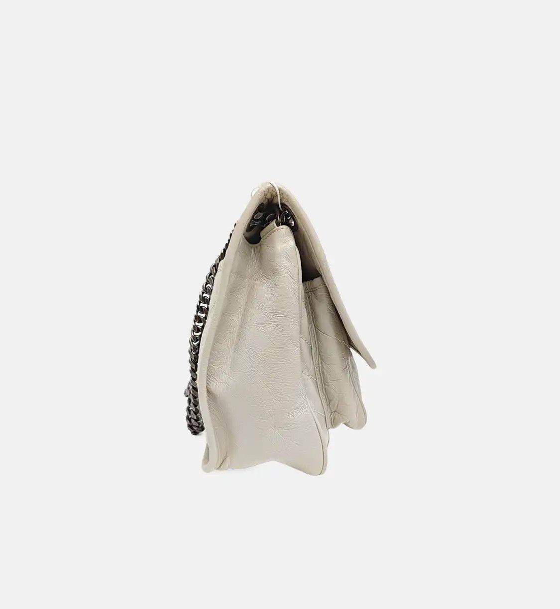 Saint Laurent Paris Saint Laurent Paris YSL NIKI Medium white cowhide leather quilted Vshoulder bag Size ONE SIZE - 4 Thumbnail
