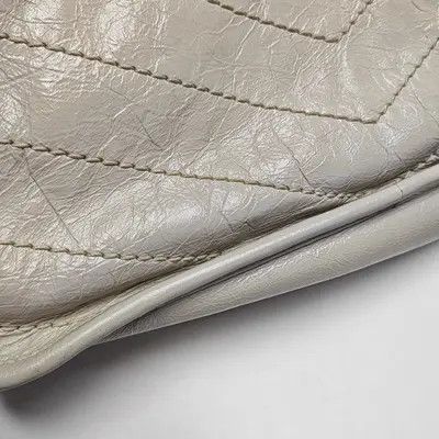 Saint Laurent Paris Saint Laurent Paris YSL NIKI Medium white cowhide leather quilted Vshoulder bag Size ONE SIZE - 11 Thumbnail