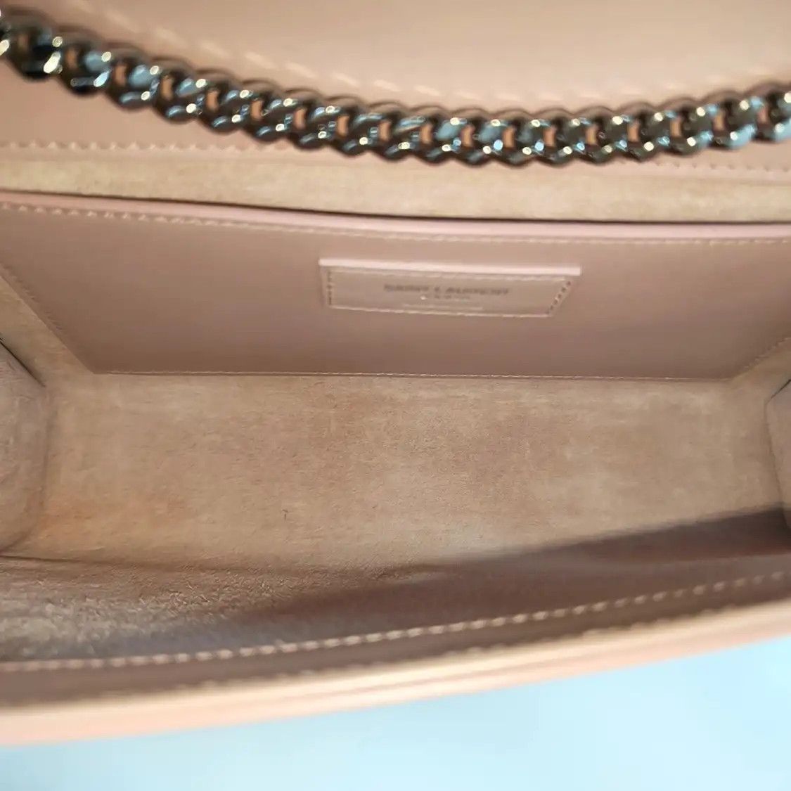 Saint Laurent Paris Saint Laurent Paris YSL KATE Medium pink cowhide leather fringe flap bag chain b Size ONE SIZE - 7 Thumbnail