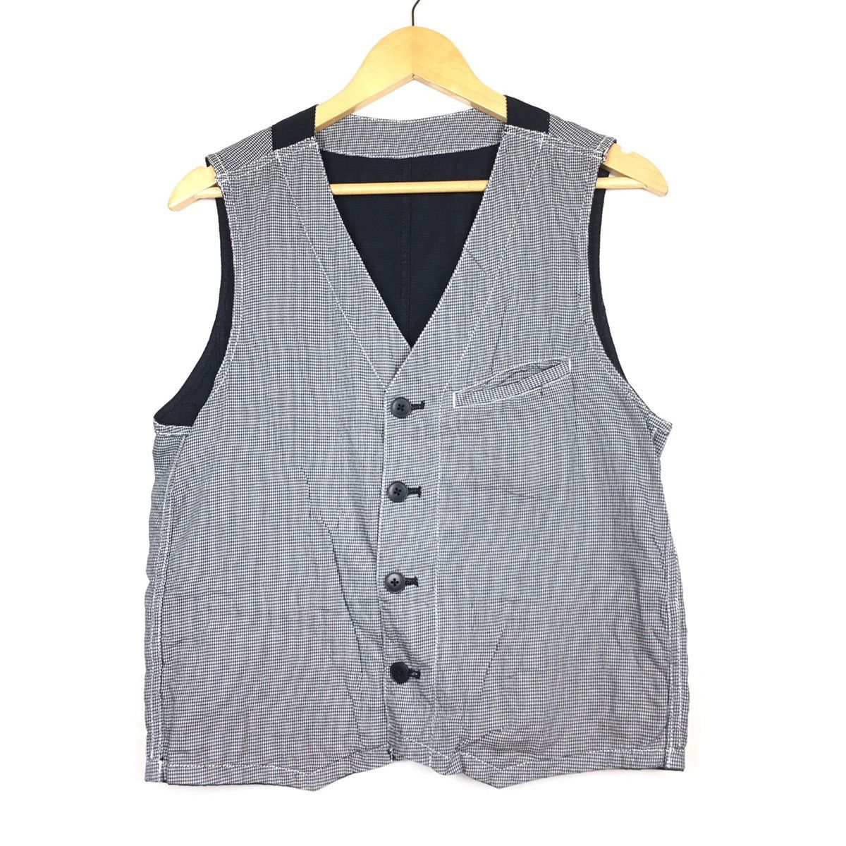 Japanese Brand Nicole Monsieur Japan Reversible Vest Jacket Size US M / EU 48-50 / 2 - 1 Thumbnail