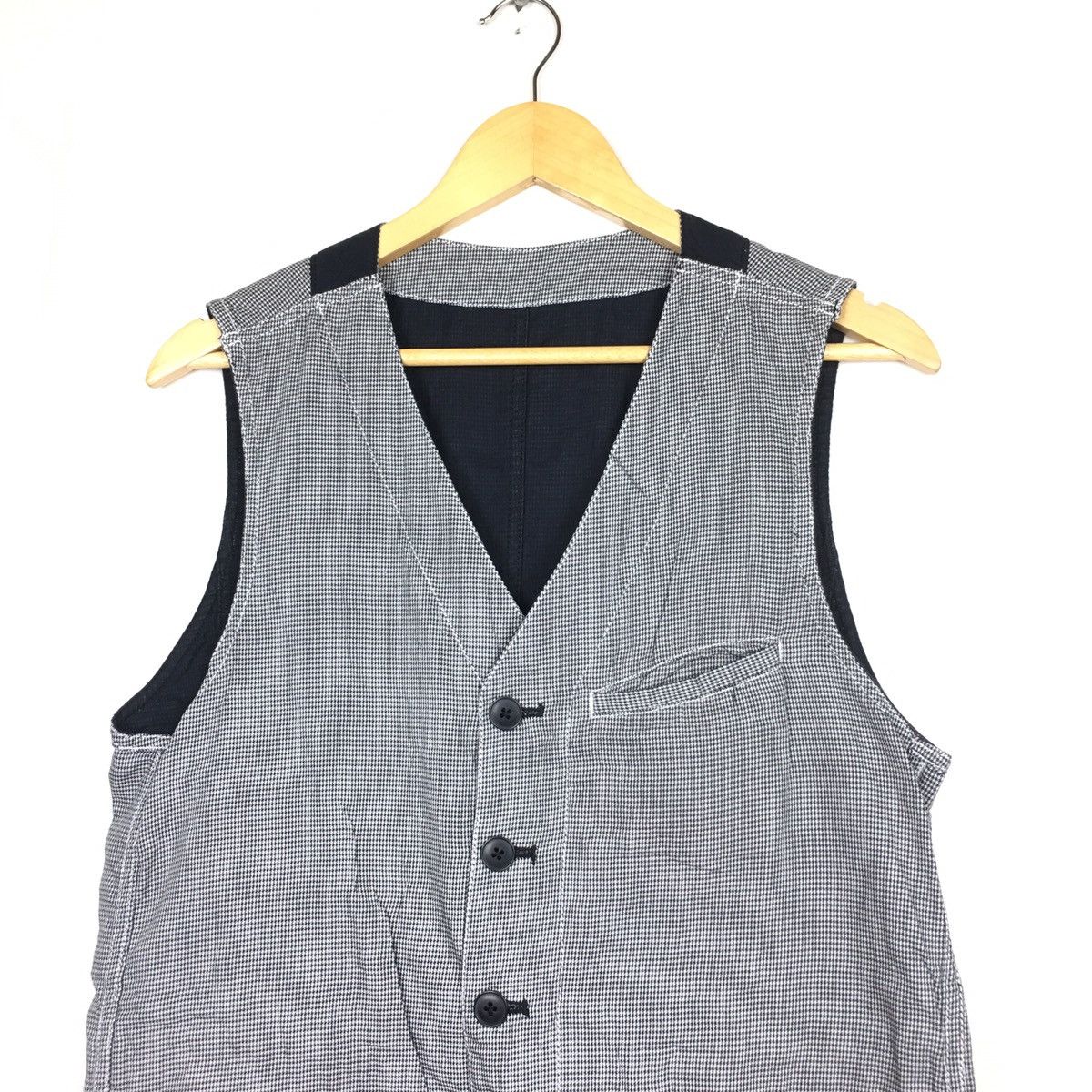 Japanese Brand Nicole Monsieur Japan Reversible Vest Jacket Size US M / EU 48-50 / 2 - 2 Thumbnail