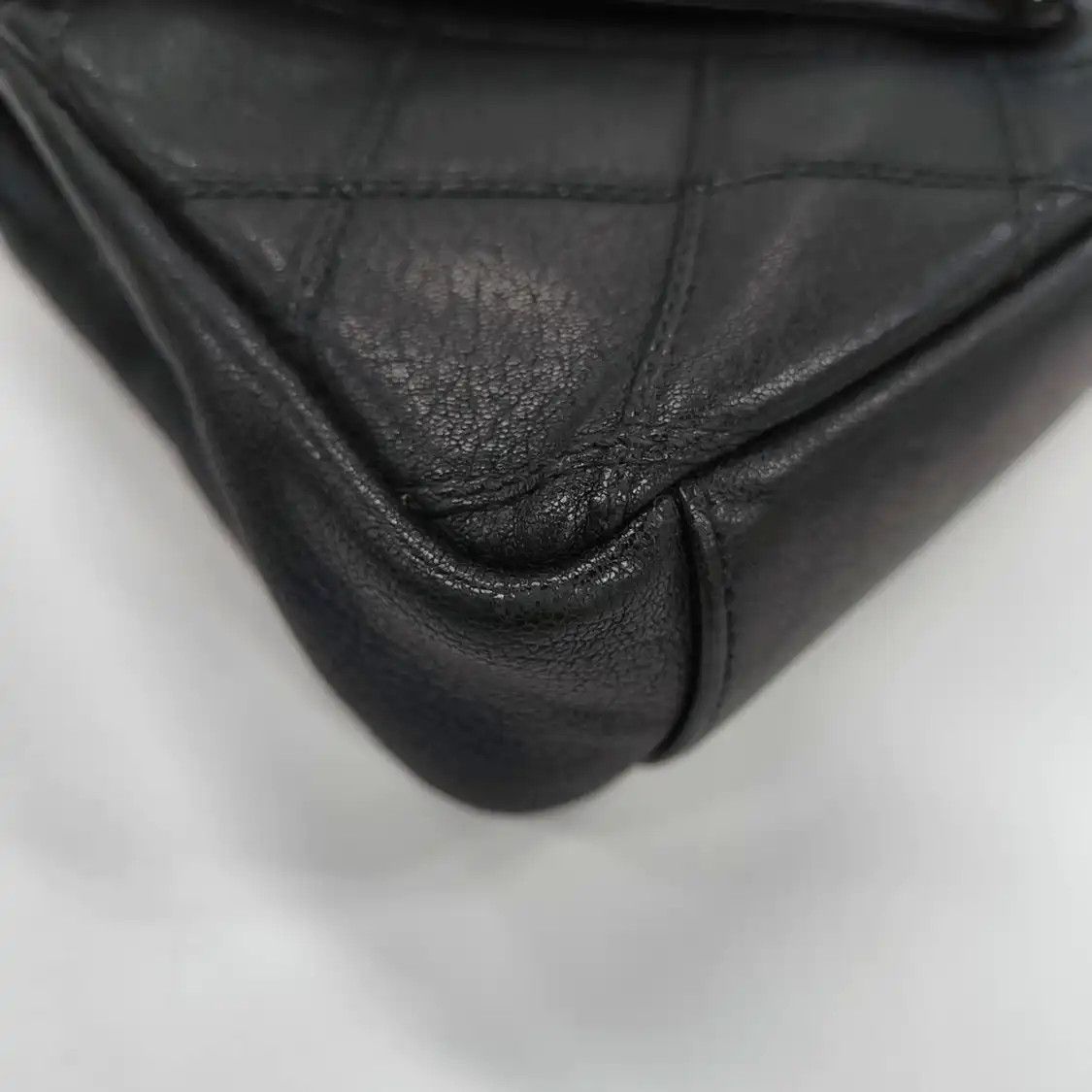Saint Laurent Paris Saint Laurent Paris YSL COLLEGE Medium black sheepskin quilted envelope clutch s Size ONE SIZE - 15 Thumbnail