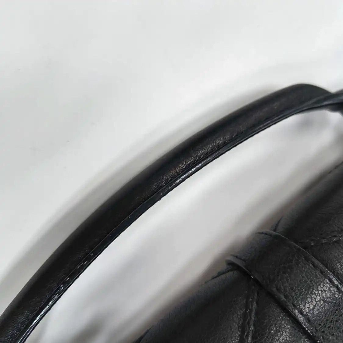 Saint Laurent Paris Saint Laurent Paris YSL COLLEGE Medium black sheepskin quilted envelope clutch s Size ONE SIZE - 13 Thumbnail