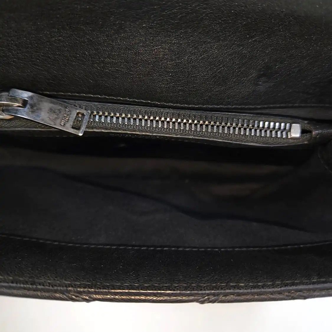 Saint Laurent Paris Saint Laurent Paris YSL COLLEGE Medium black sheepskin quilted envelope clutch s Size ONE SIZE - 7 Thumbnail