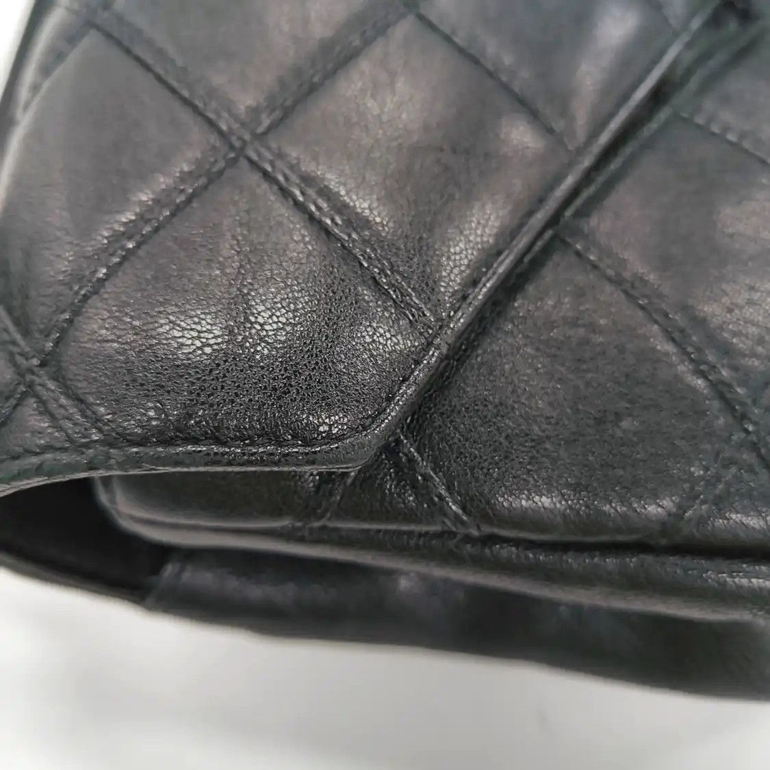 Saint Laurent Paris Saint Laurent Paris YSL COLLEGE Medium black sheepskin quilted envelope clutch s Size ONE SIZE - 12 Thumbnail