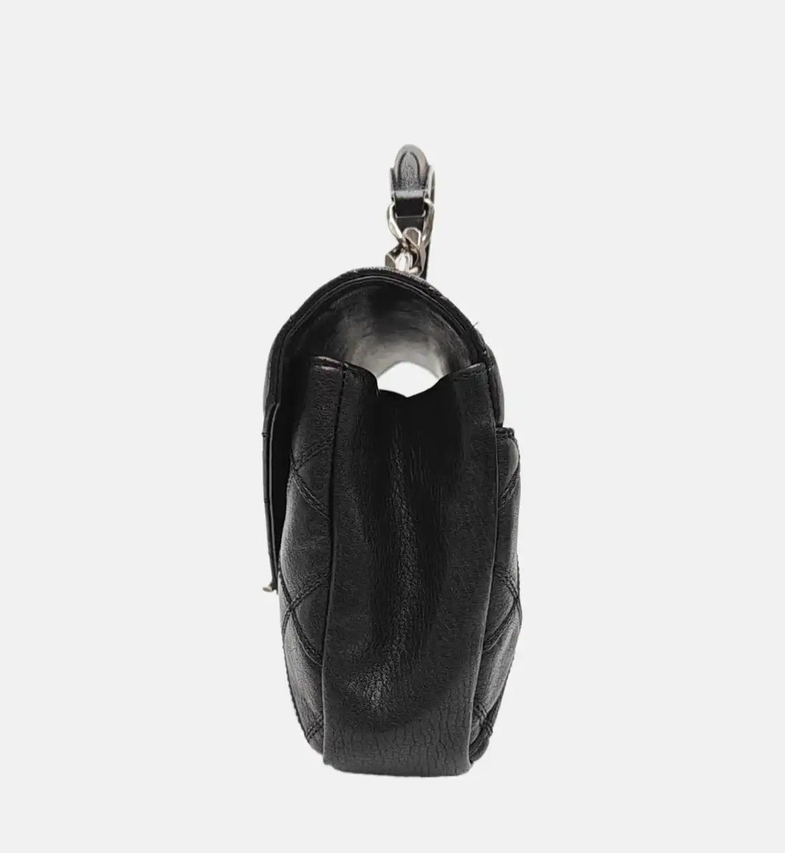 Saint Laurent Paris Saint Laurent Paris YSL COLLEGE Medium black sheepskin quilted envelope clutch s Size ONE SIZE - 3 Thumbnail