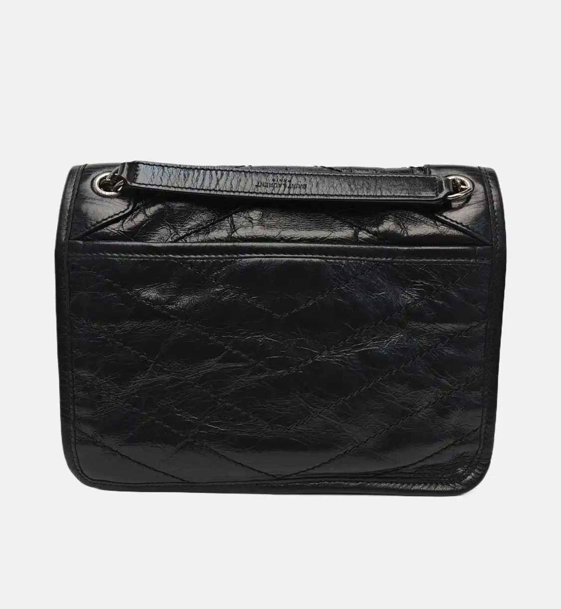 Saint Laurent Paris Saint Laurent Paris YSL NIKI Small black cowhide leather quilted Vshoulder bag c Size ONE SIZE - 5 Thumbnail