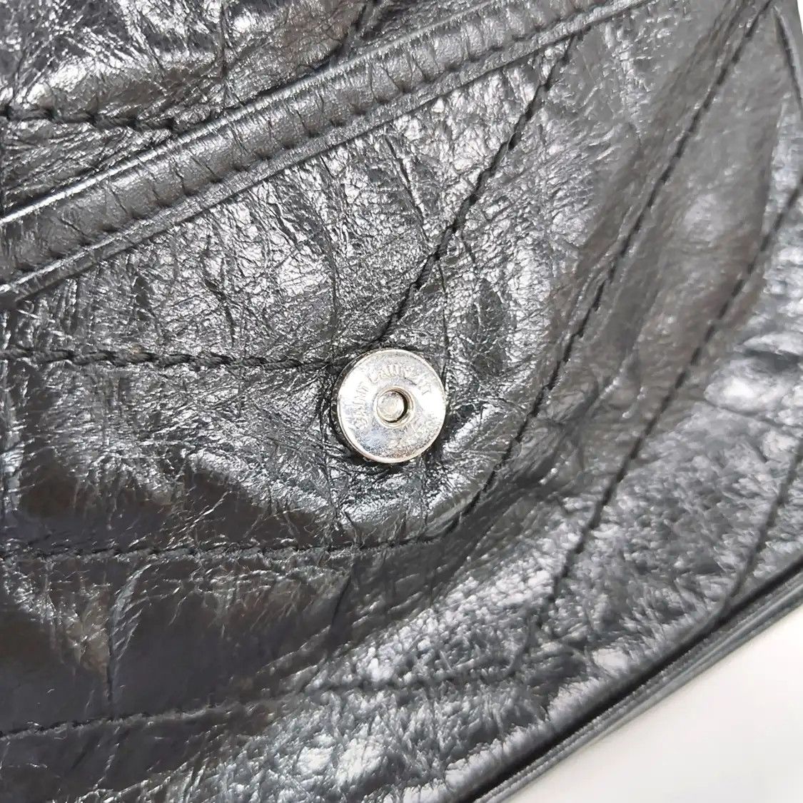 Saint Laurent Paris Saint Laurent Paris YSL NIKI Small black cowhide leather quilted Vshoulder bag c Size ONE SIZE - 10 Thumbnail