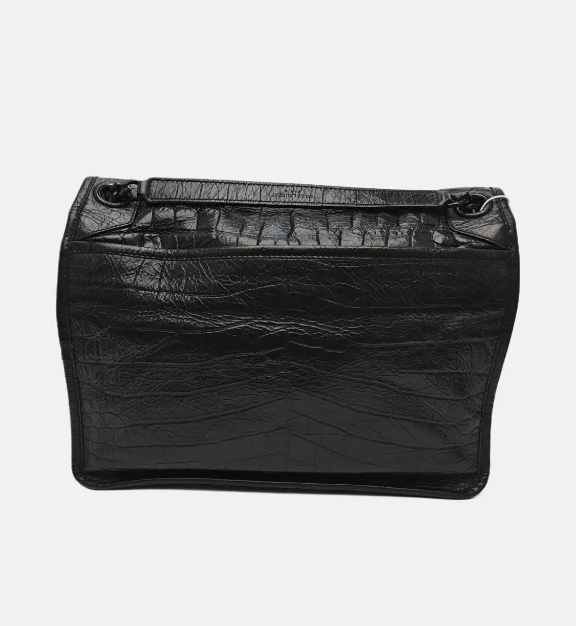 Saint Laurent Paris Saint Laurent Paris YSL NIKI Medium black cowhide leather crocodile shoulder bag Size ONE SIZE - 5 Thumbnail