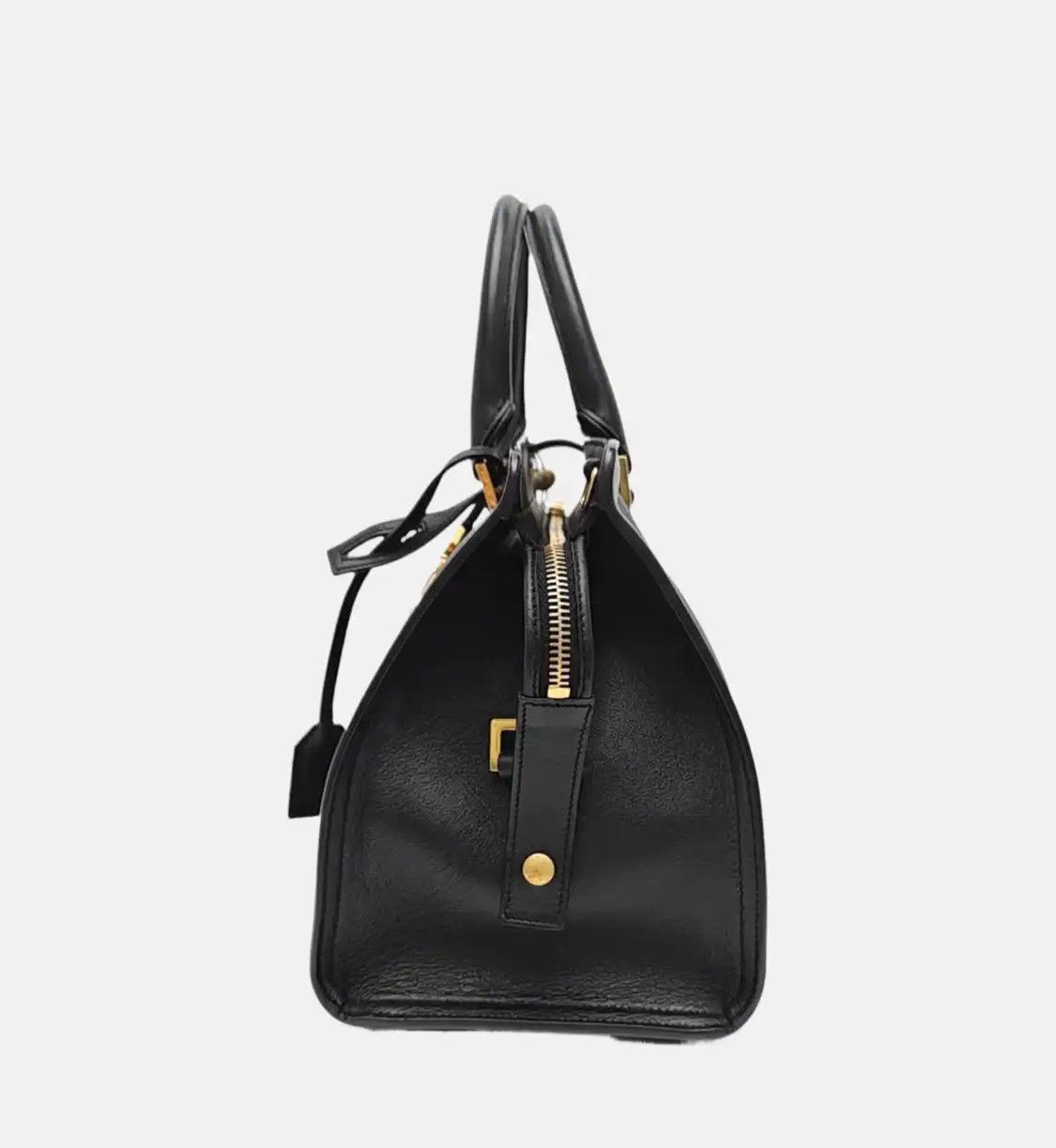 Saint Laurent Paris Saint Laurent Paris YSL tote bag black cowhide leather shoulder bag crossbody ha Size ONE SIZE - 3 Thumbnail