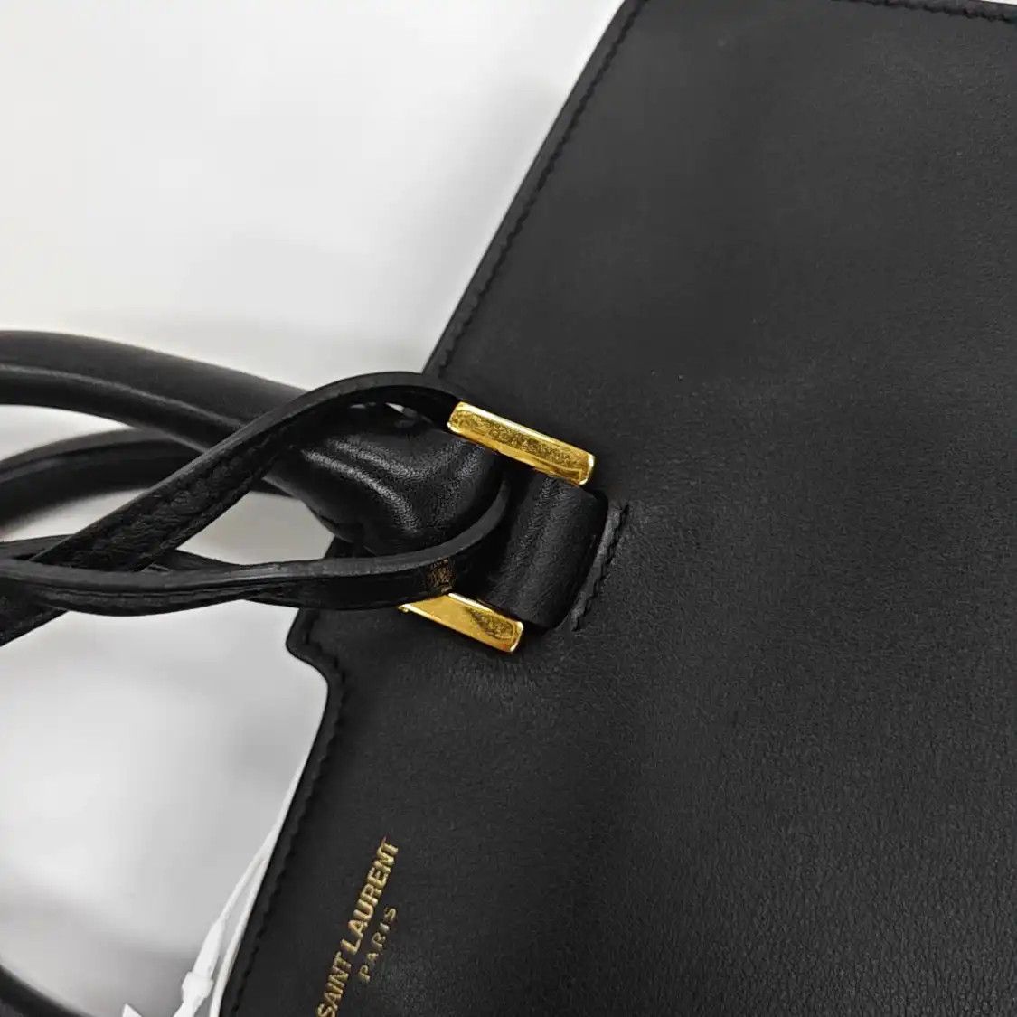 Saint Laurent Paris Saint Laurent Paris YSL tote bag black cowhide leather shoulder bag crossbody ha Size ONE SIZE - 13 Thumbnail