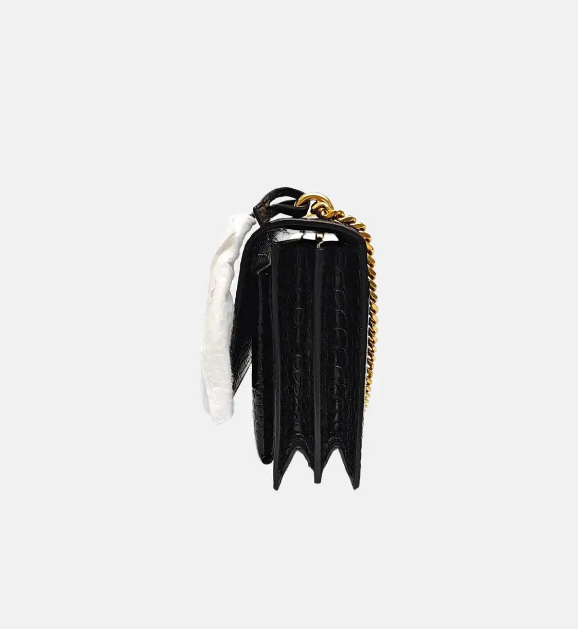 Saint Laurent Paris Saint Laurent Paris YSL SUNSET Medium black cowhide leather crocodile shoulder b Size ONE SIZE - 3 Thumbnail