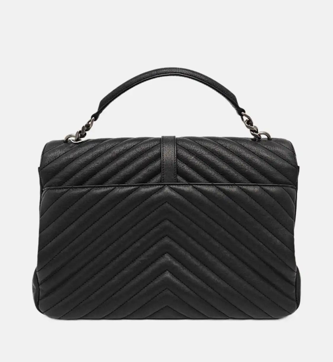 Saint Laurent Paris Saint Laurent Paris YSL COLLEGE Large black cowhide leather quilted Venvelope cl Size ONE SIZE - 5 Thumbnail