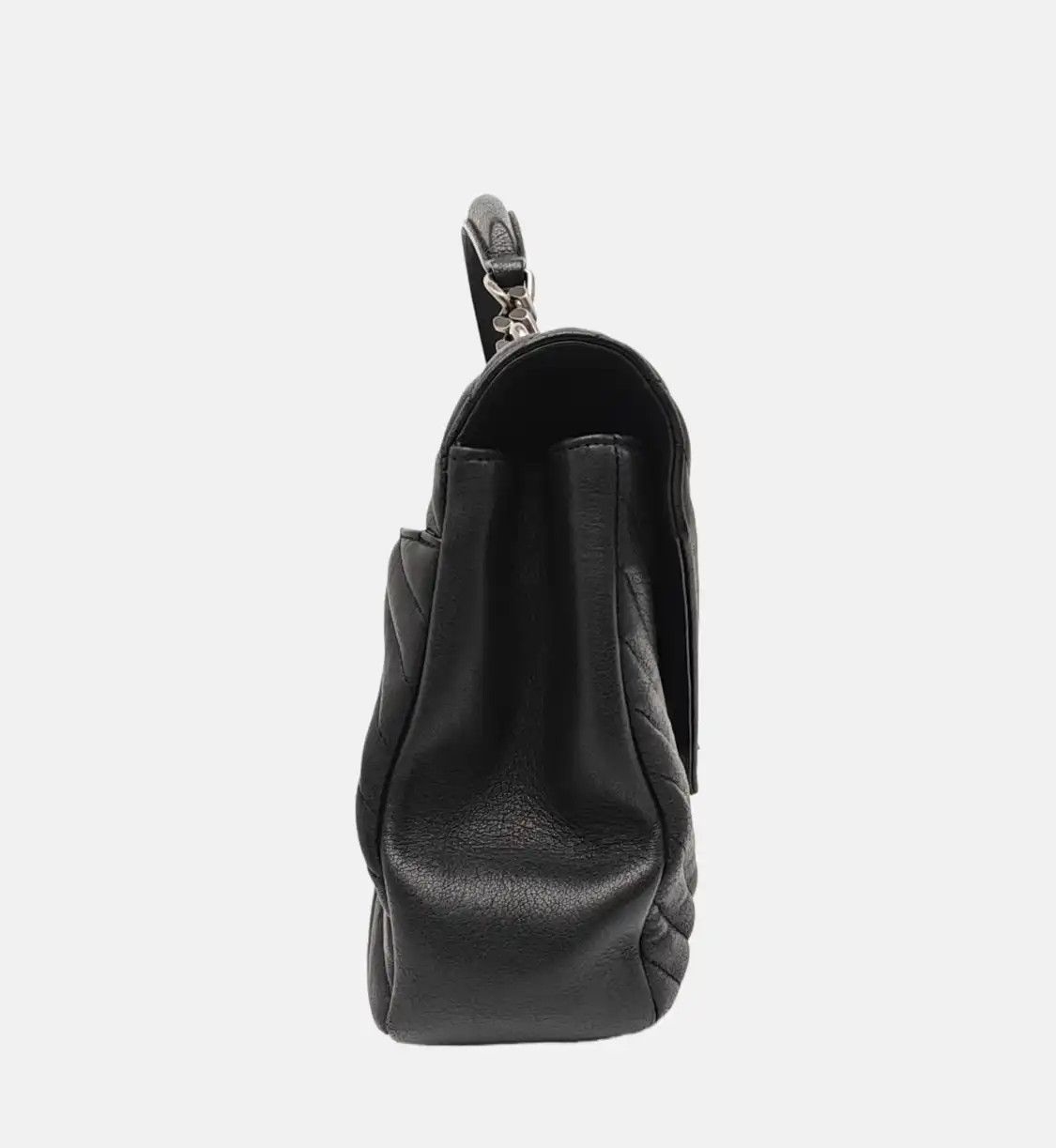 Saint Laurent Paris Saint Laurent Paris YSL COLLEGE Large black cowhide leather quilted Venvelope cl Size ONE SIZE - 4 Thumbnail