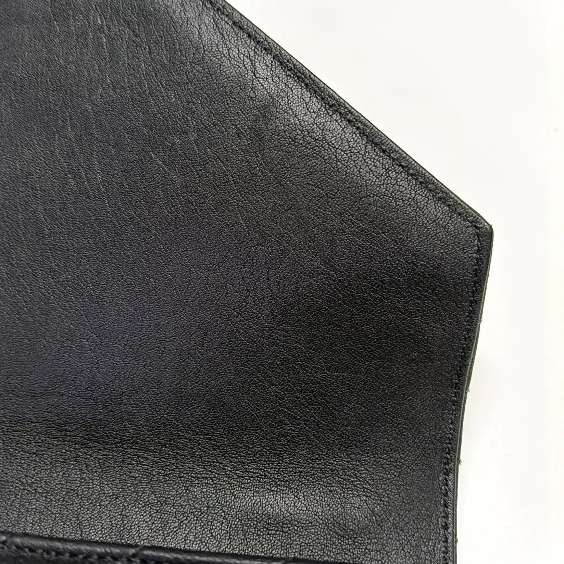 Saint Laurent Paris Saint Laurent Paris YSL COLLEGE Large black cowhide leather quilted Venvelope cl Size ONE SIZE - 9 Thumbnail