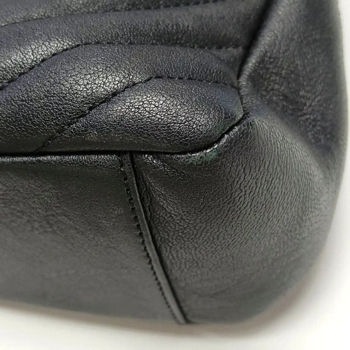 Saint Laurent Paris Saint Laurent Paris YSL COLLEGE Large black cowhide leather quilted Venvelope cl Size ONE SIZE - 16 Thumbnail