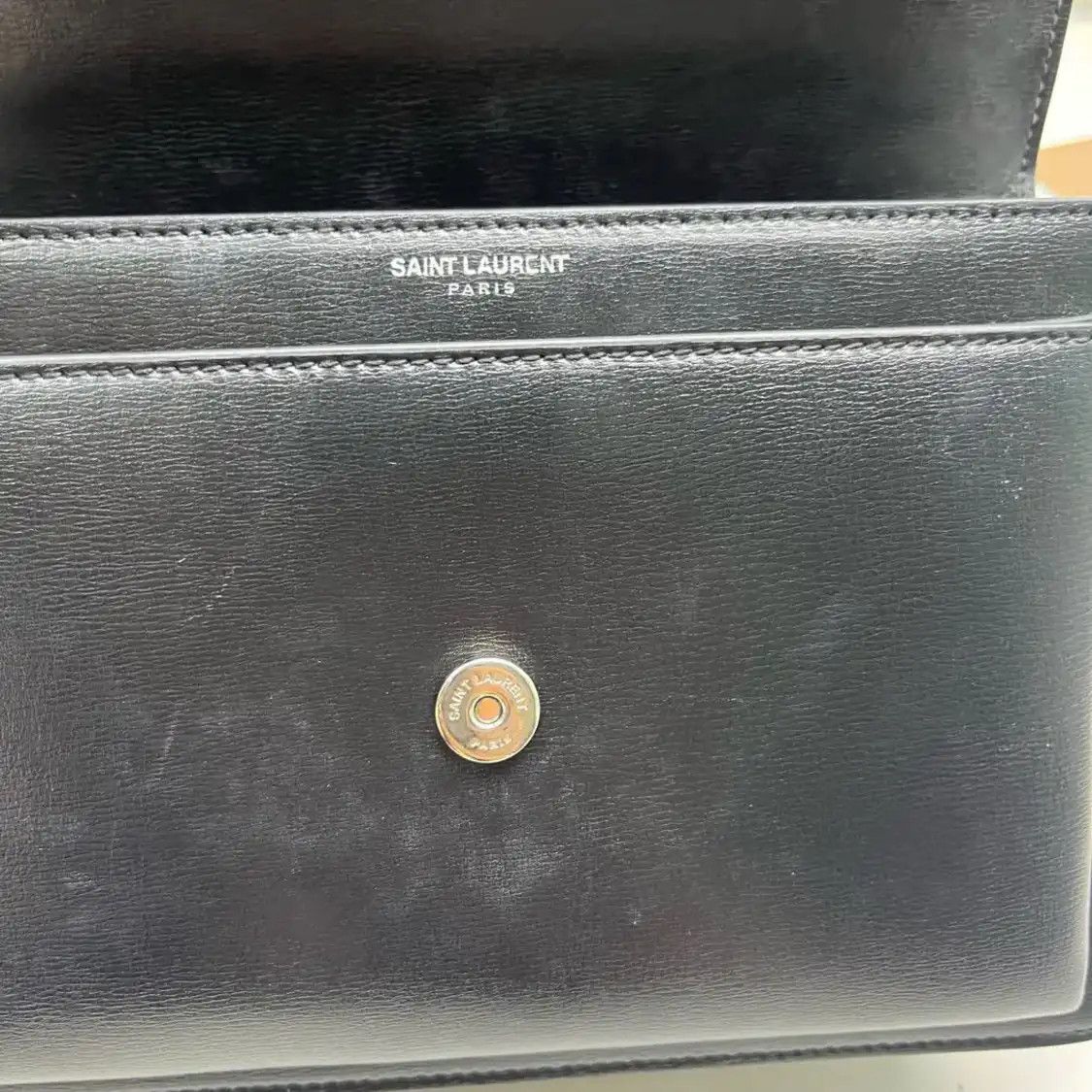 Saint Laurent Paris Saint Laurent Paris YSL SUNSET Medium black cowhide leather 日落bag shoulder bag Size ONE SIZE - 11 Thumbnail