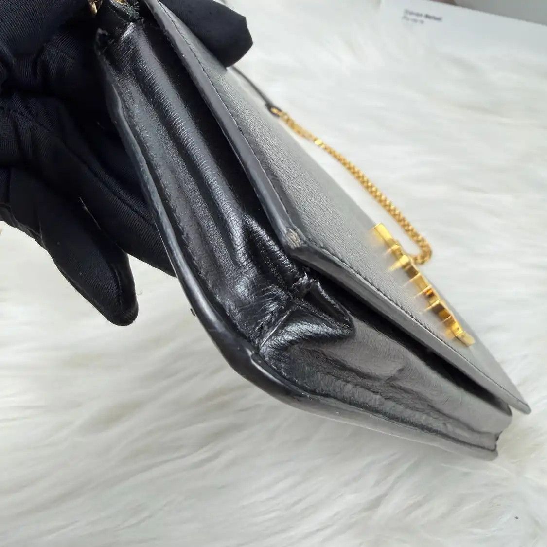 Saint Laurent Paris Saint Laurent Paris YSL MONOGRAM black cowhide leather crossbody bag Size ONE SIZE - 11 Thumbnail