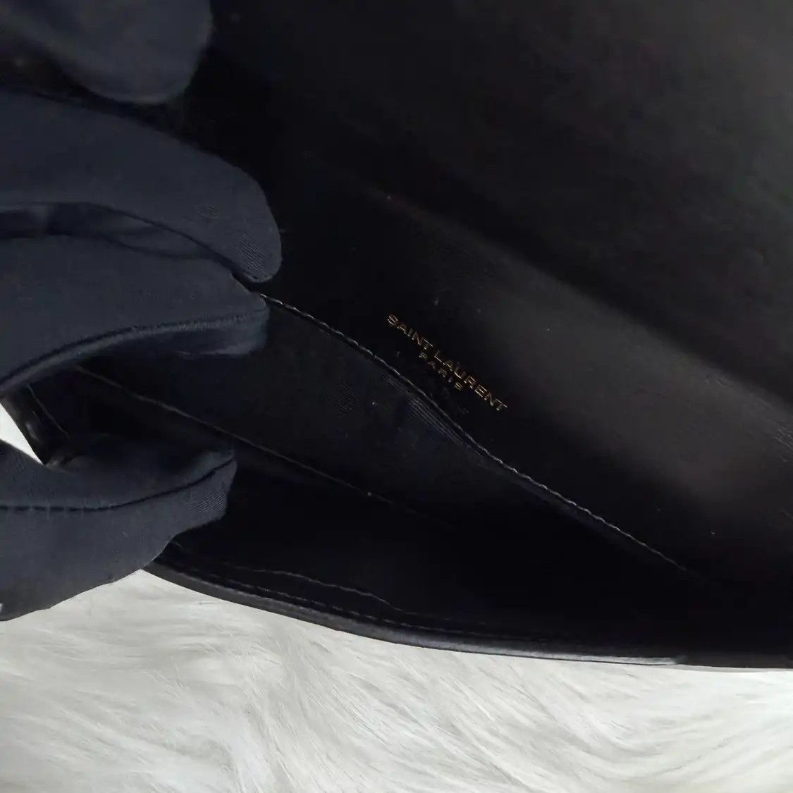Saint Laurent Paris Saint Laurent Paris YSL MONOGRAM black cowhide leather crossbody bag Size ONE SIZE - 6 Thumbnail