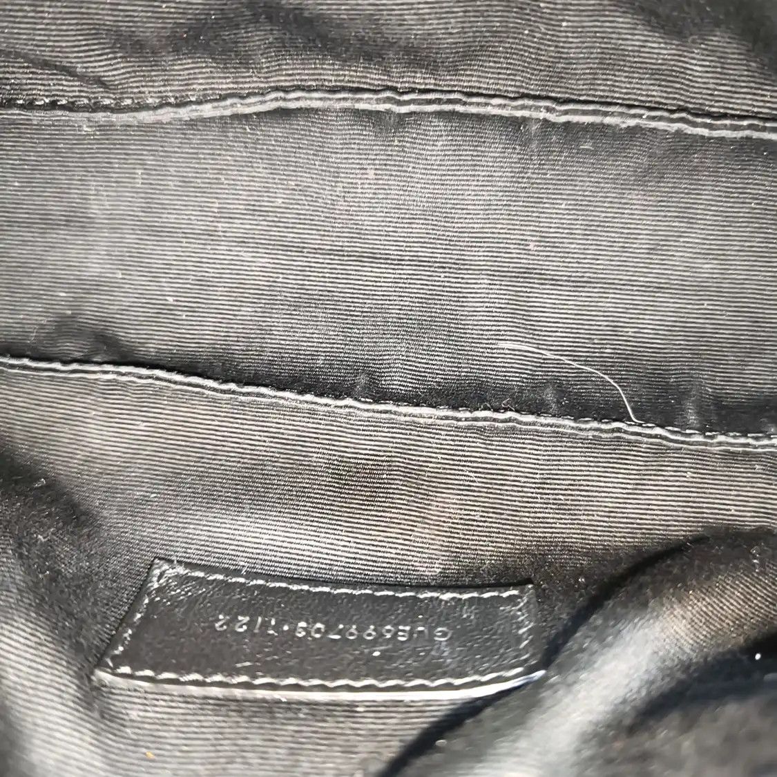 Saint Laurent Paris Saint Laurent Paris YSL black sheepskin quilted handbag gold hardware Size ONE SIZE - 10 Thumbnail